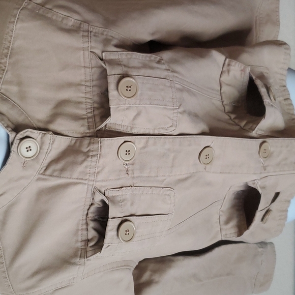 100% Cotton Route 66 khaki color leisure military safari jacket - Picture 4 of 11